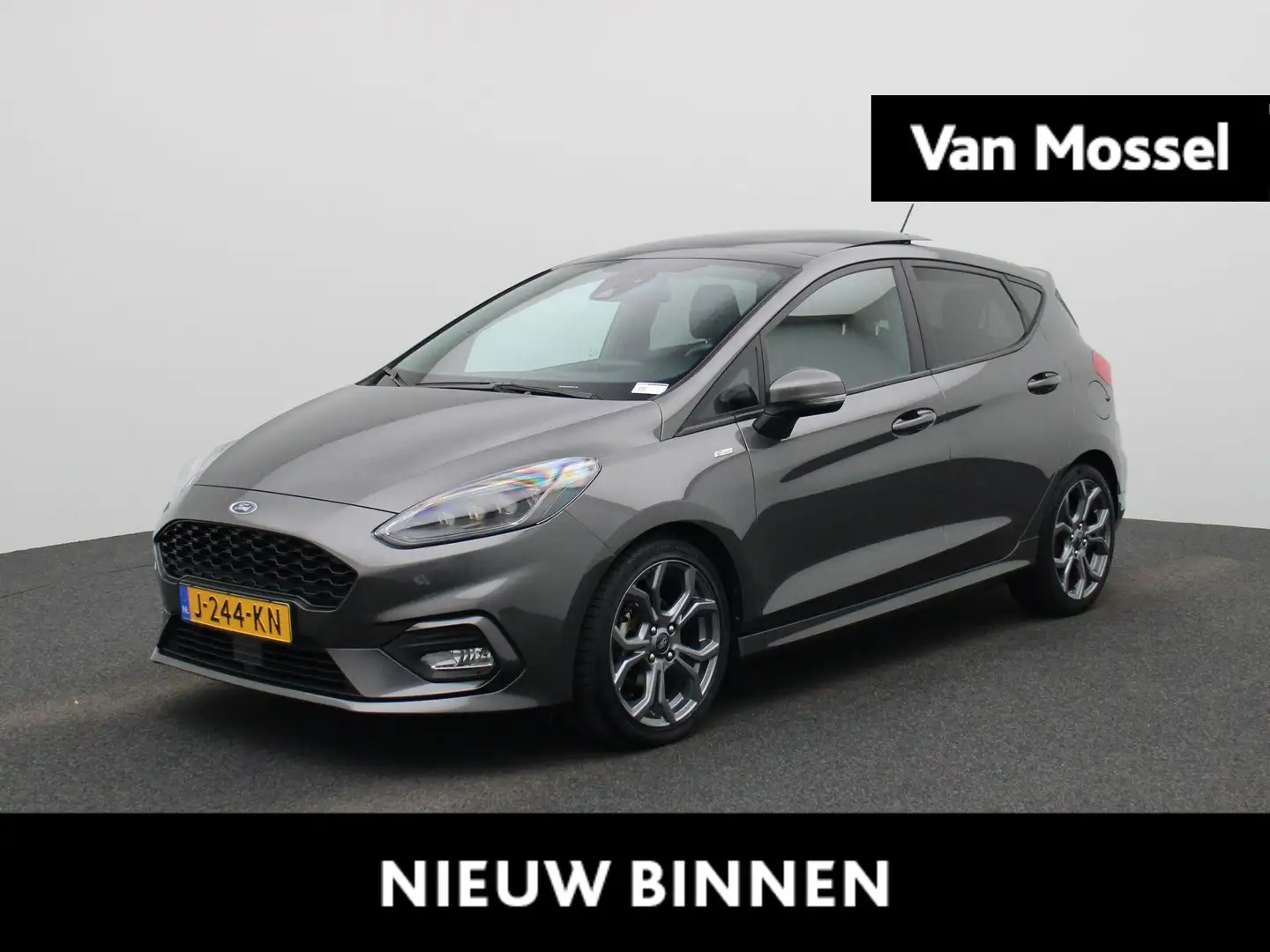 Ford Fiesta 1.0 EcoBoost Hybrid ST-Line X | PANORAMADAK | STUU Grijs - 1