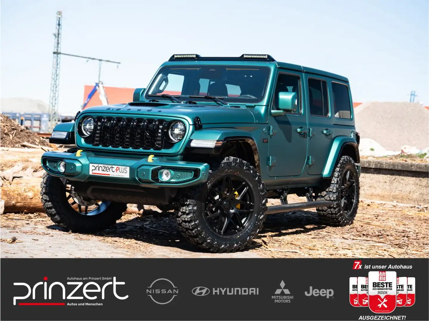 Jeep Wrangler 2.0 ULTIMA-Meisterstück !!!"h. grade"!!! Grün - 1