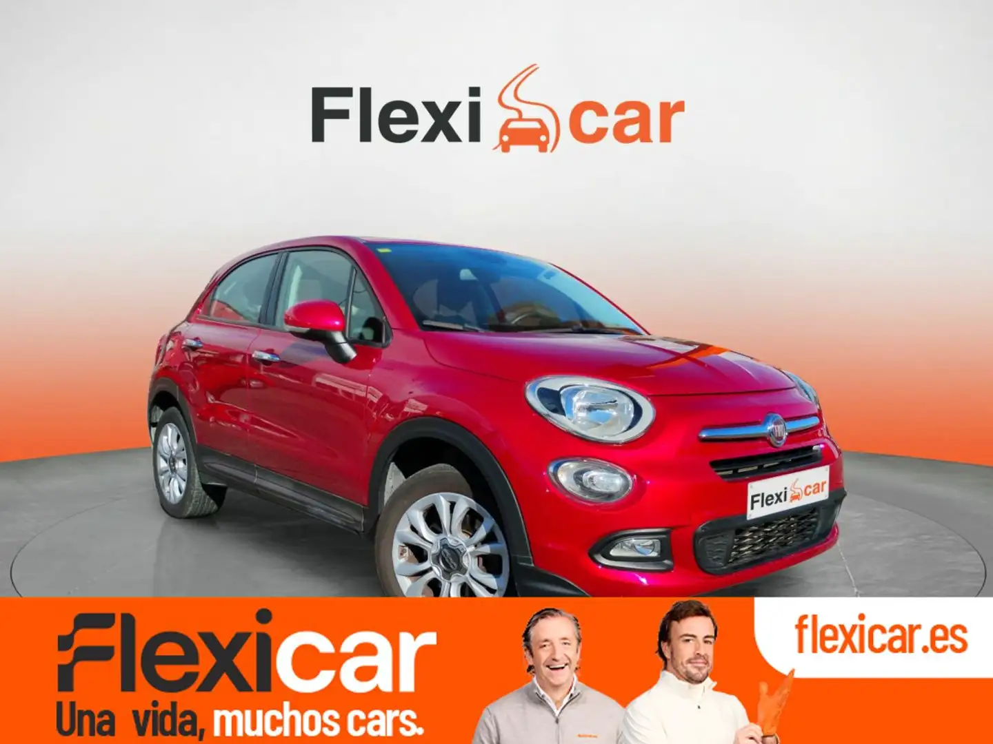 Fiat 500X 1.6 E-Torq Pop Plus 4x2 Rojo - 1