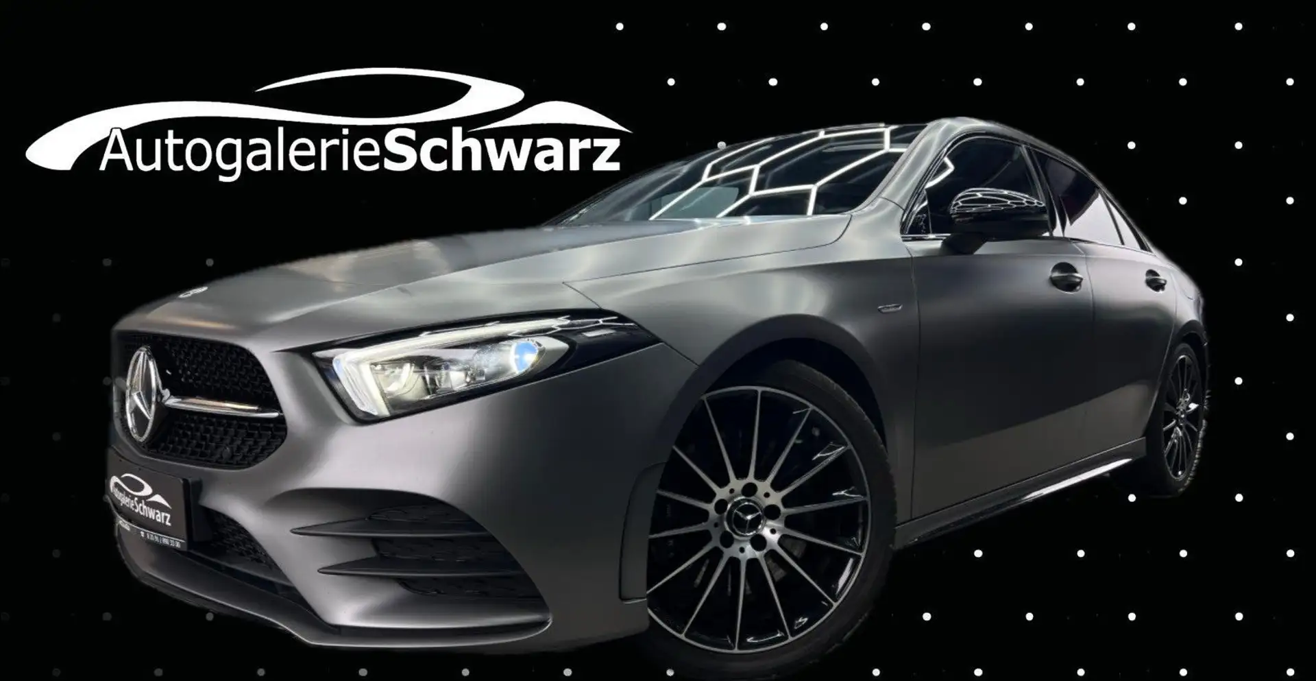 Mercedes-Benz A 250 Limo AMG NIGHT MAGNO BEAM KAM BURM 19"PANO Grijs - 1