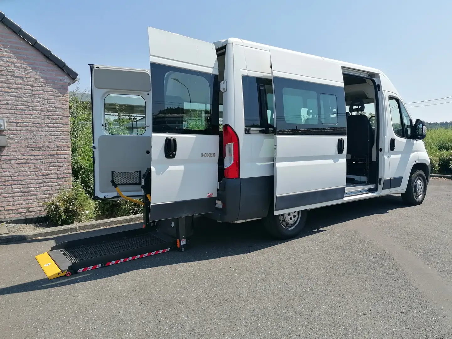 Peugeot Boxer 2.2HDI👉installation P.M.R👩‍🦽60.614KM✅ Blanc - 1