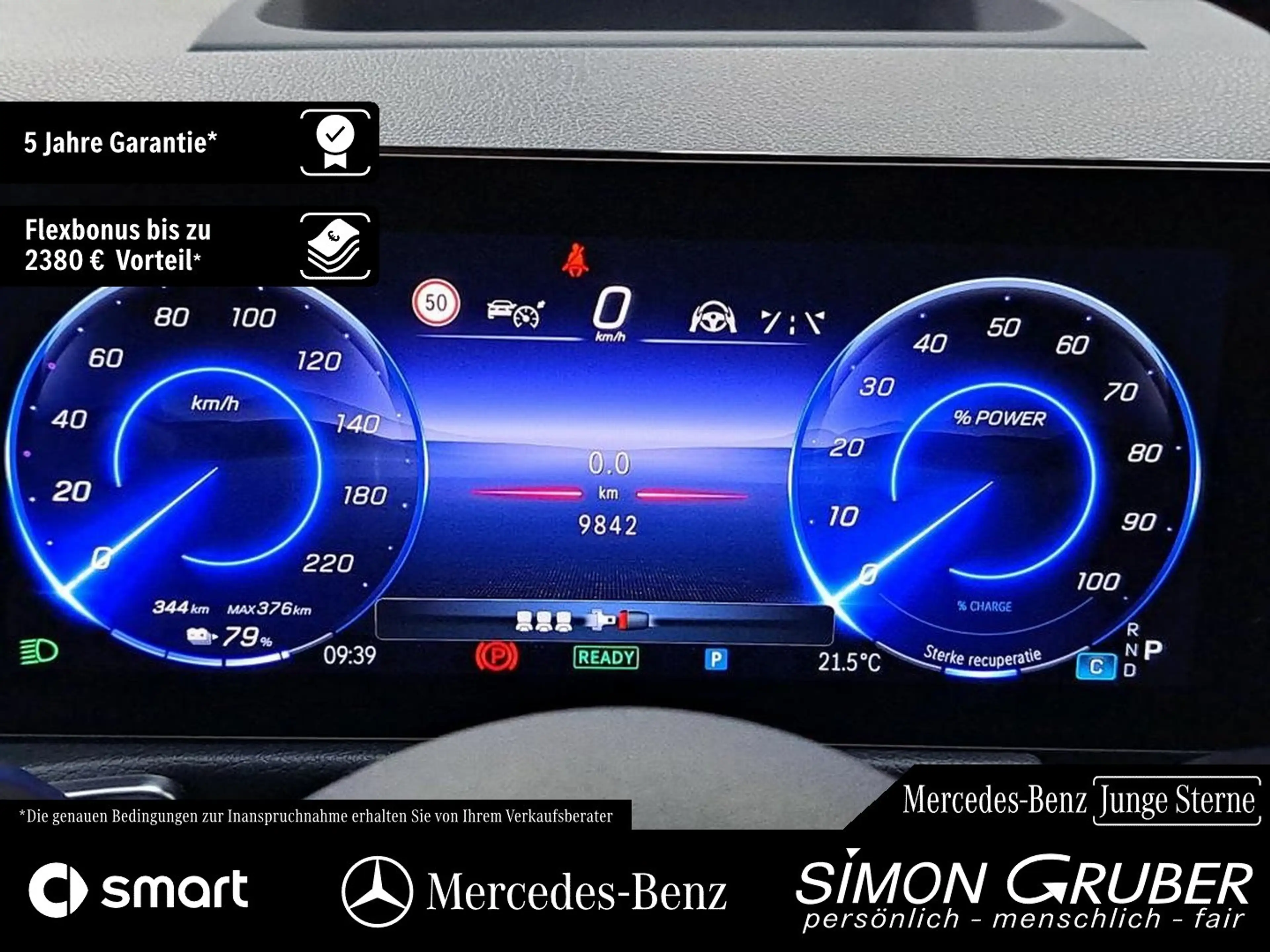Mercedes-Benz EQB 350 4M AMG Night magno Pano Burm HUD 360 — photo 9