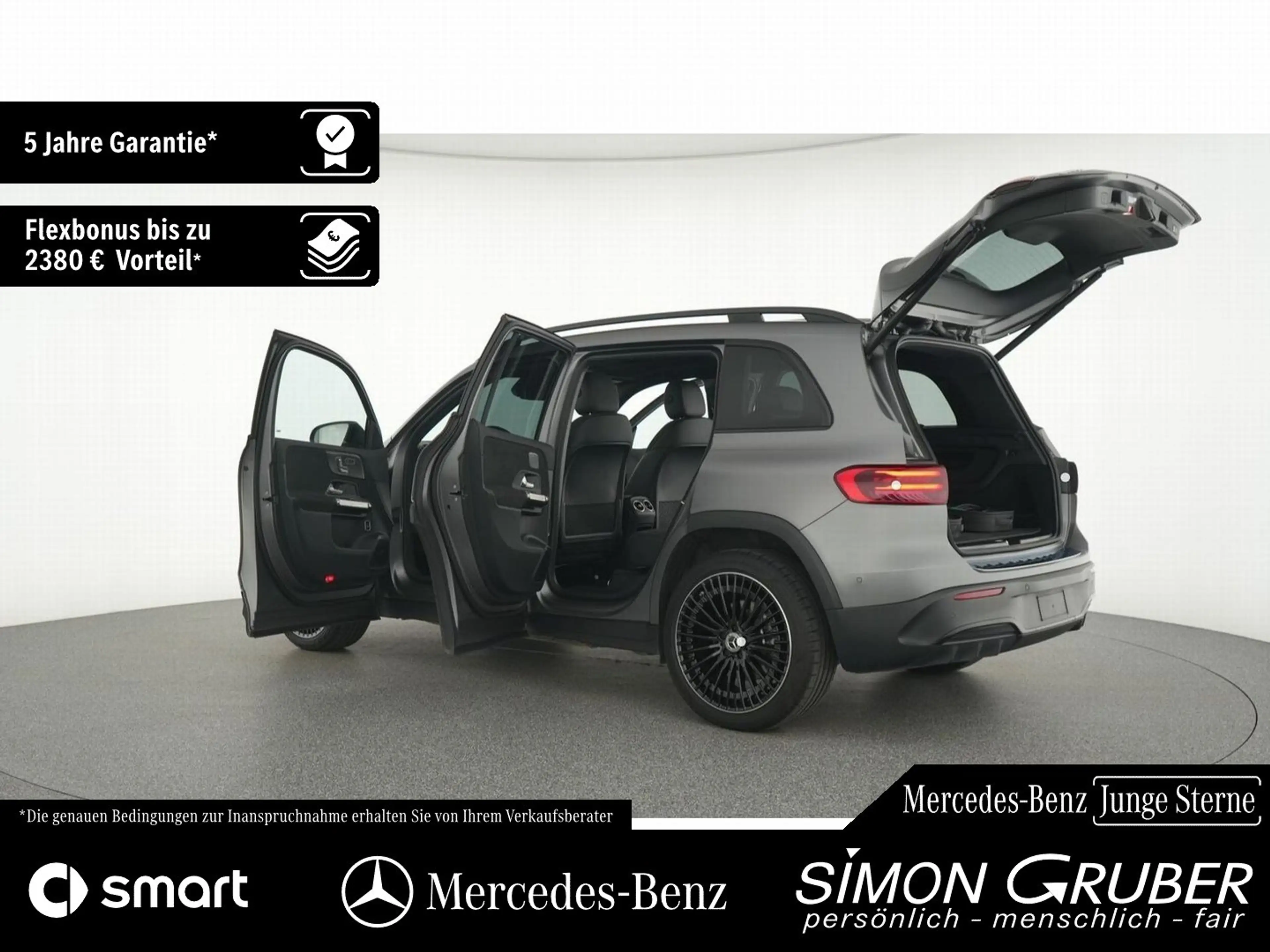 Mercedes-Benz EQB 350 4M AMG Night magno Pano Burm HUD 360 — photo 13