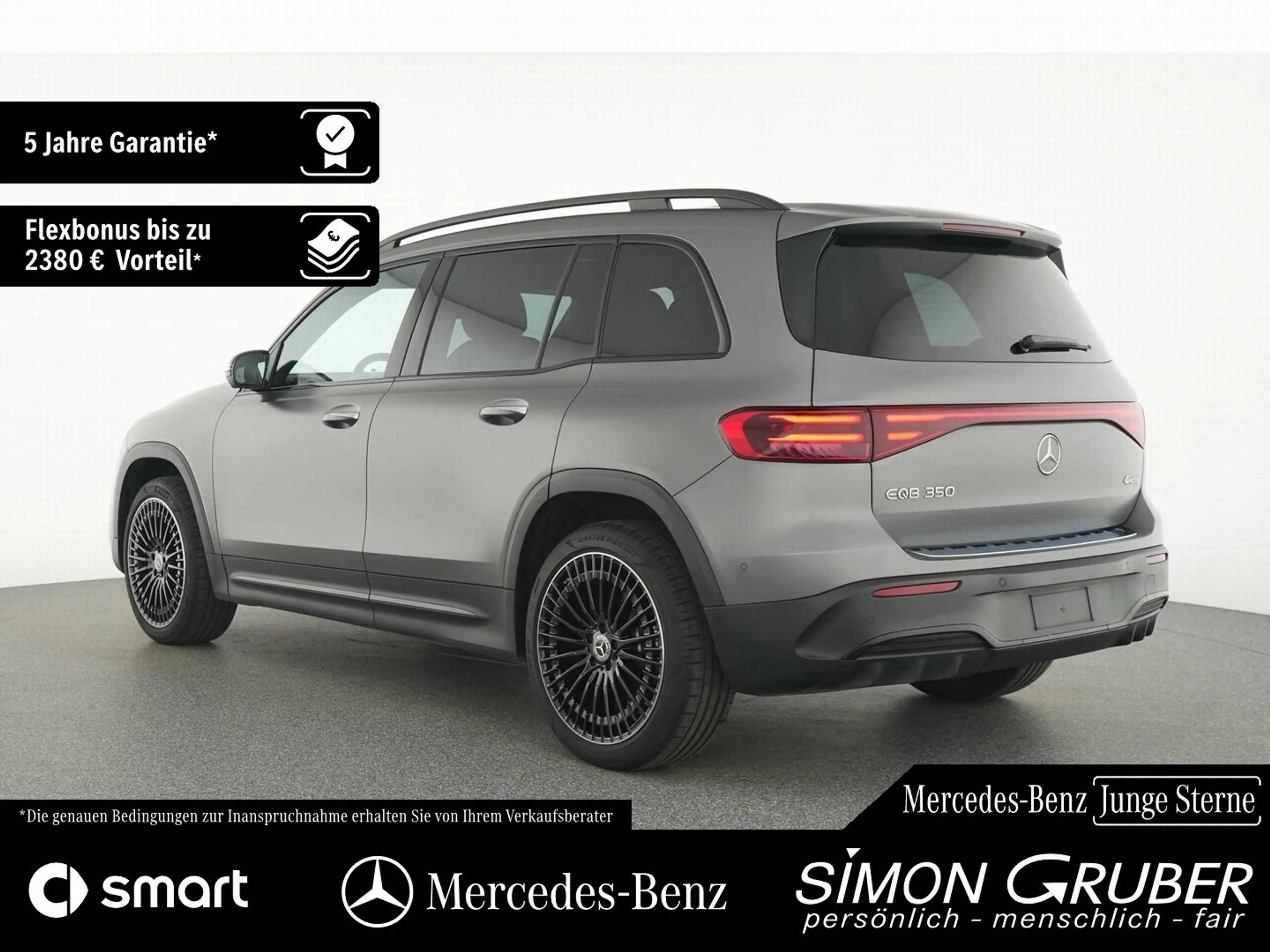 Mercedes-Benz EQB 350 4M AMG Night magno Pano Burm HUD 360 — photo 4