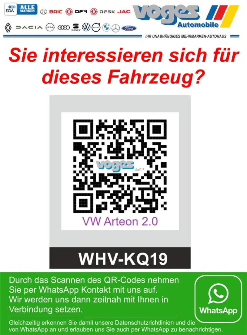 Volkswagen Arteon 2.0 TDI SCR DSG R-Line Rot - 2