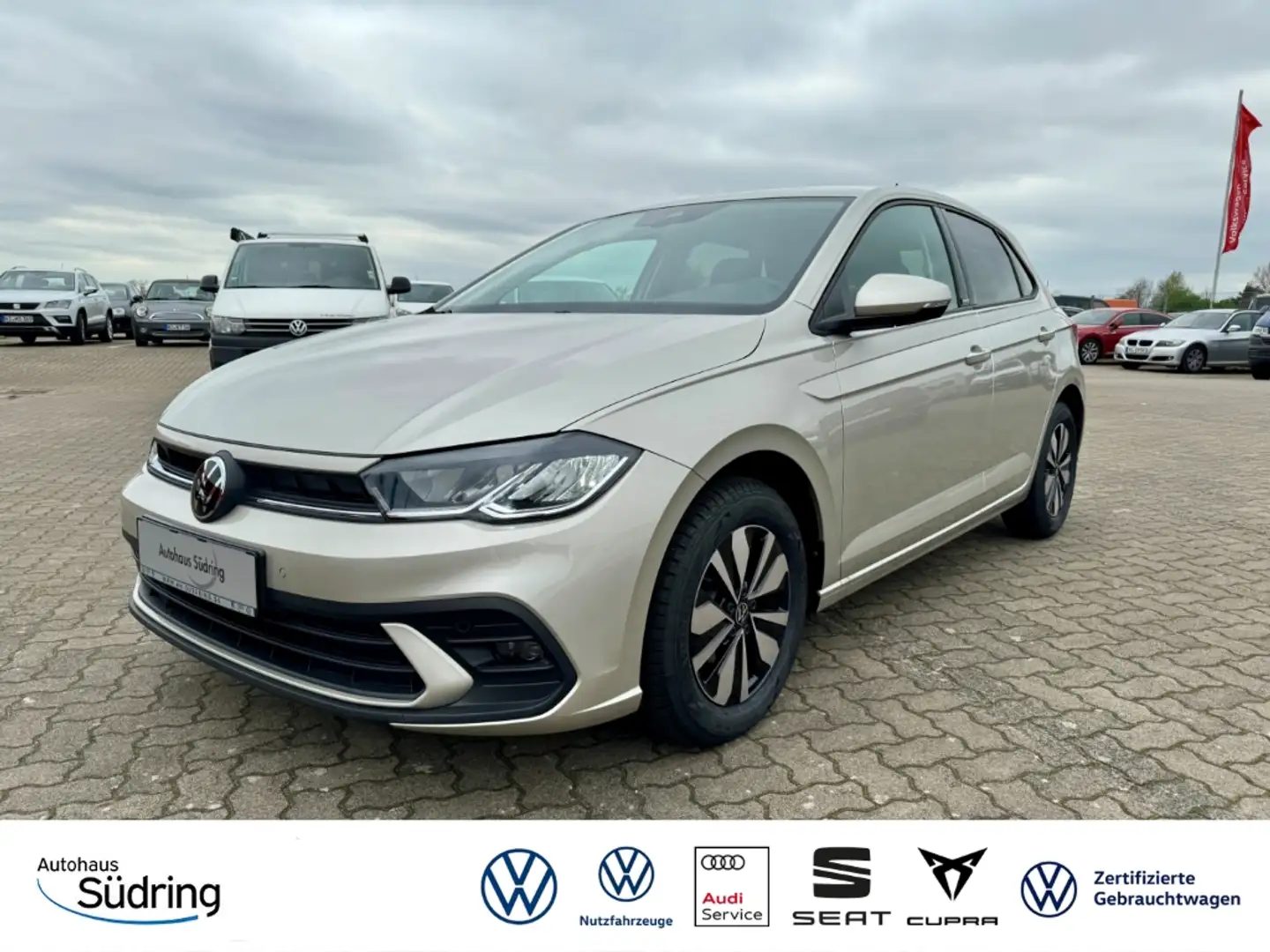 Volkswagen Polo 1,0 TSI Move ACC PDC v+h LED App Connect Silver - 1
