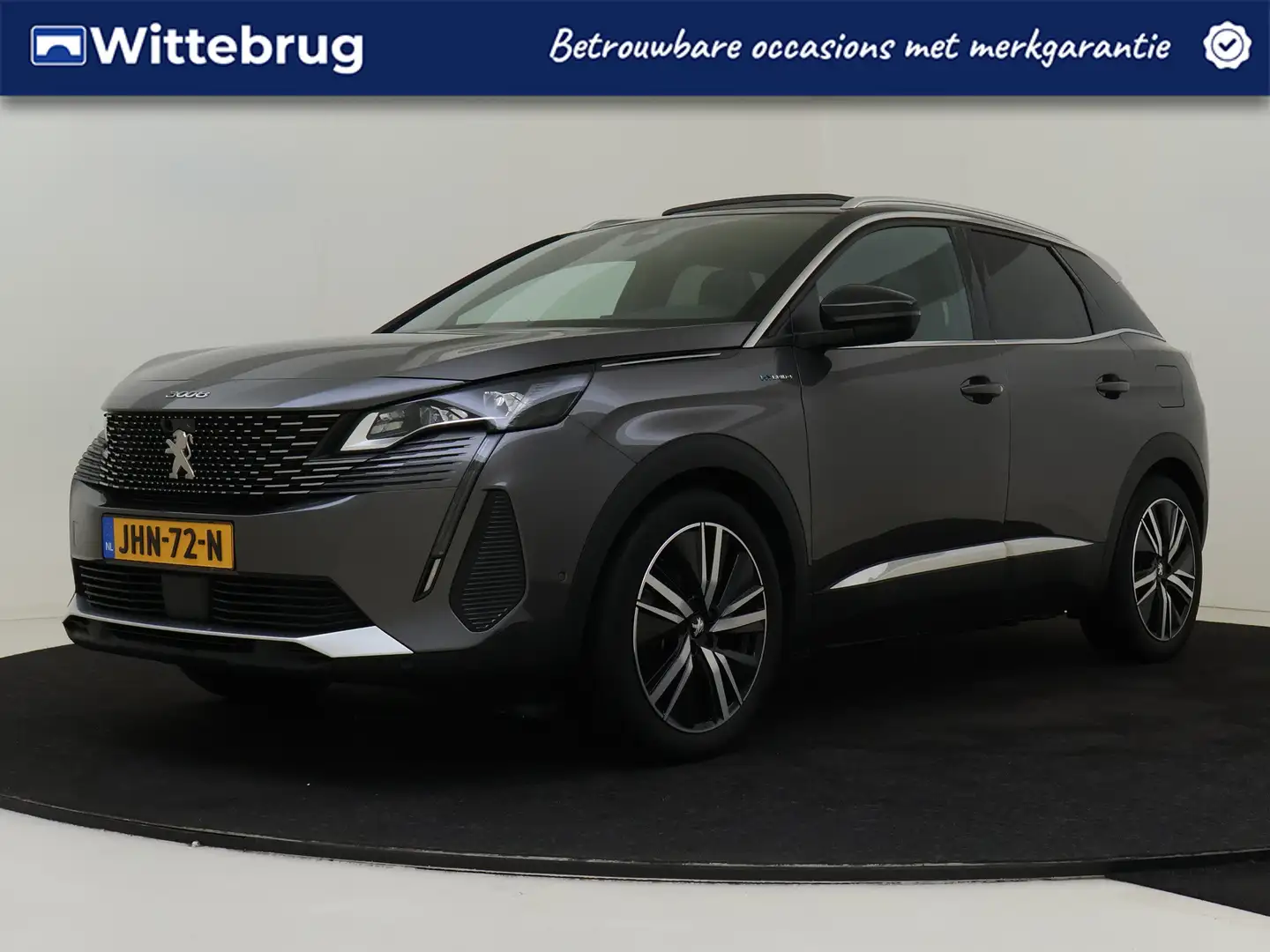 Peugeot 3008 1.6 HYbrid4 300 GT Avantage | Schuifdak | Afn. Tre Gris - 1