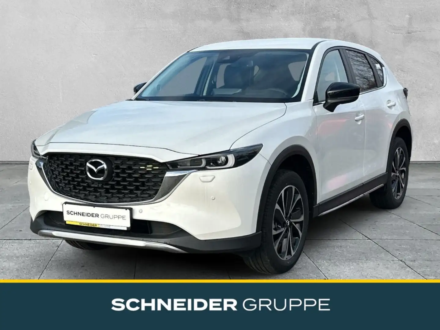 Mazda CX-5 NEWGROUND AWD e-SKYACTIV 194PS+NAVI+KLIMA Weiß - 1
