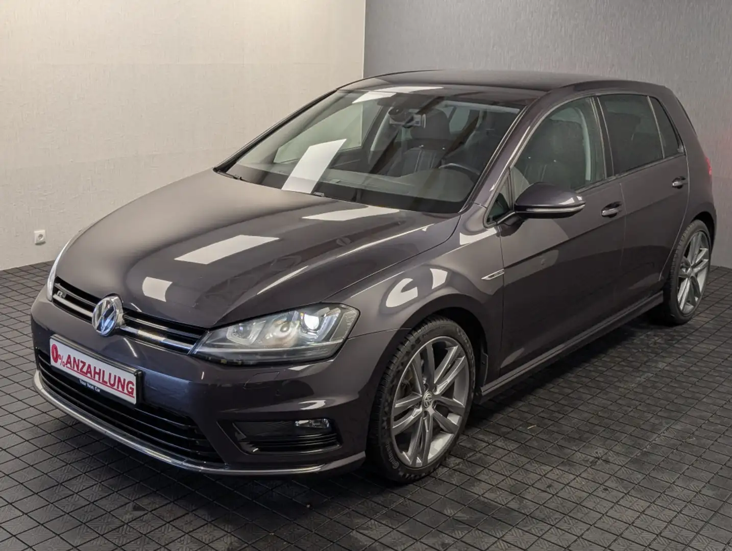 Volkswagen Golf 2.0 TDI DSG R-Line+Lounge+Bi-Xenon+Ambiente Grijs - 1
