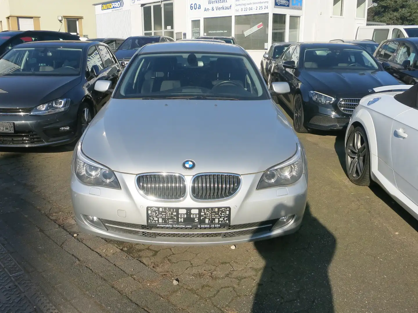 BMW 523 Navi,Scheckheft,Leder,neue 19Zoll Plateado - 1