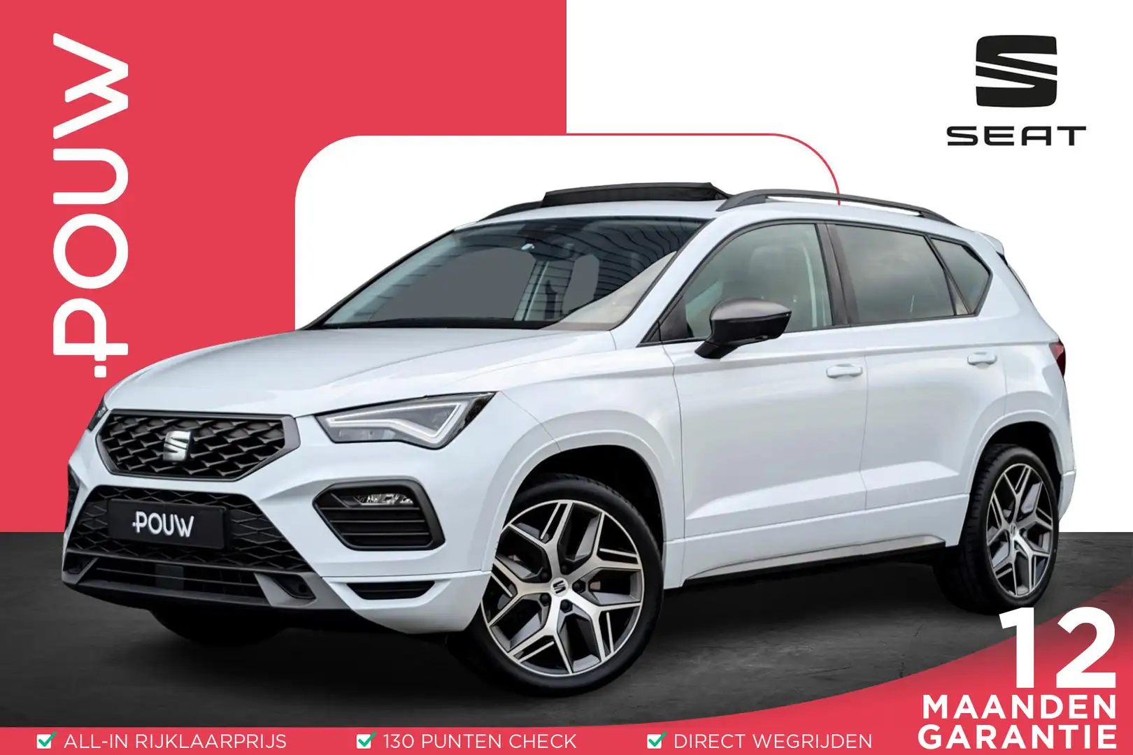 SEAT Ateca 1.5 TSI 150pk DSG FR Business Intense | Trekhaak | Wit - 1