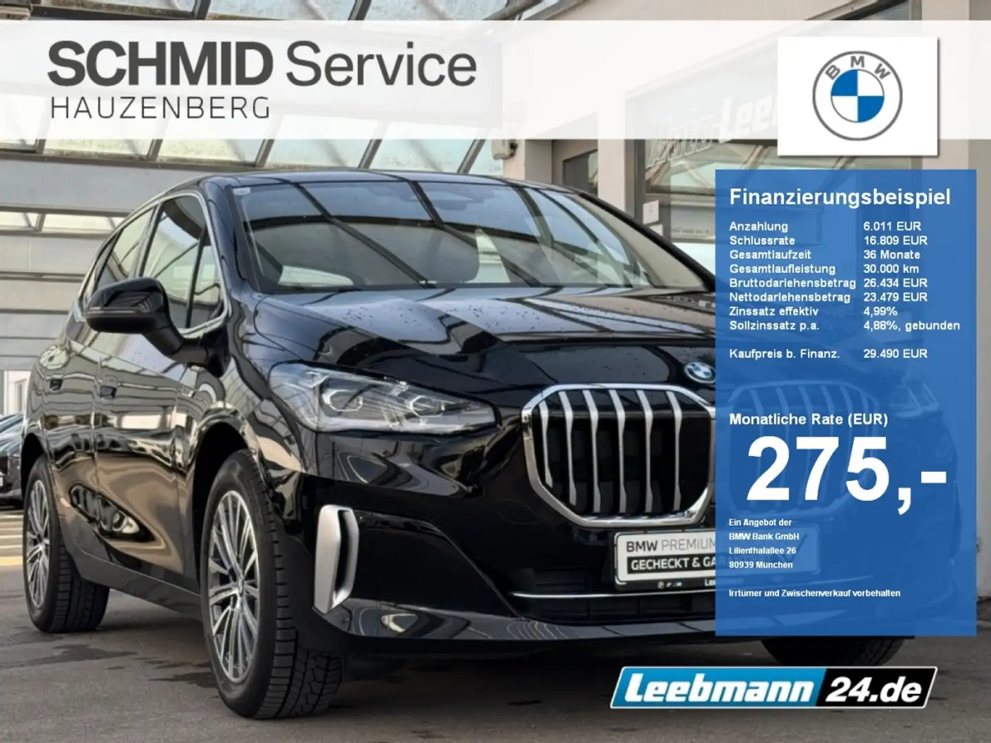 BMW 225 e xDrive. Active Tourer Luxury GARANTIE-12/27 Nero - 1