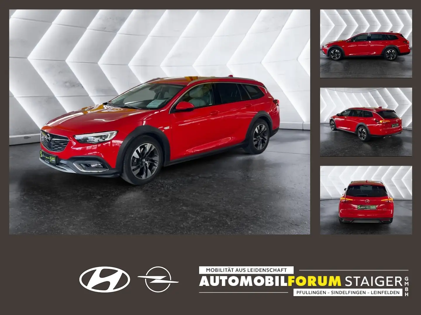 Opel Insignia B Country Tourer 2.0 Turbo Exclusive LM Rood - 1