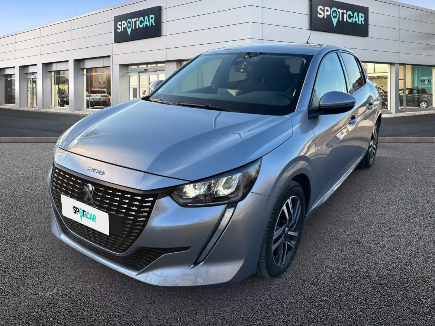 Peugeot 208 Allure PureTech 100 EAT8 S/S auto Gris - 1