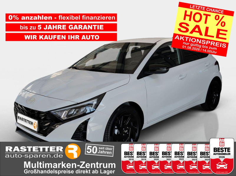 Hyundai i20 DCT Blackline Navi+Kamera+virtCP+Sitzhzg+PDC+Priva
