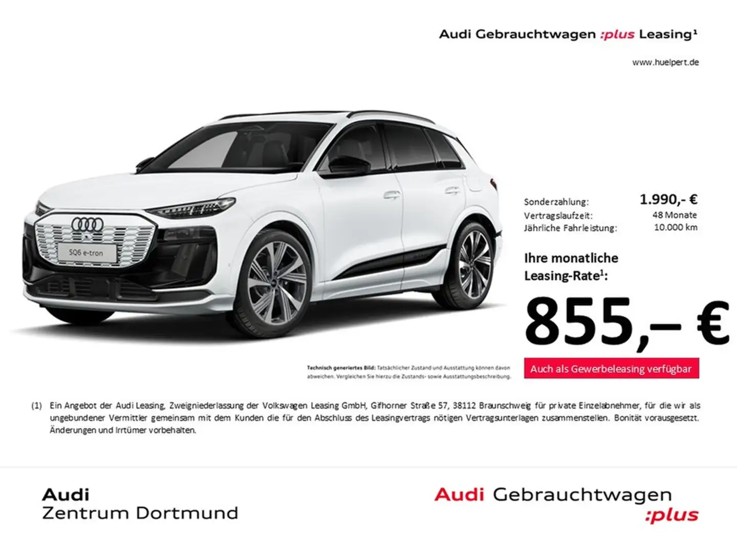 Audi SQ6 e-tron quattro PANO MATRIXLED 360°CAM LM21 Alb - 1