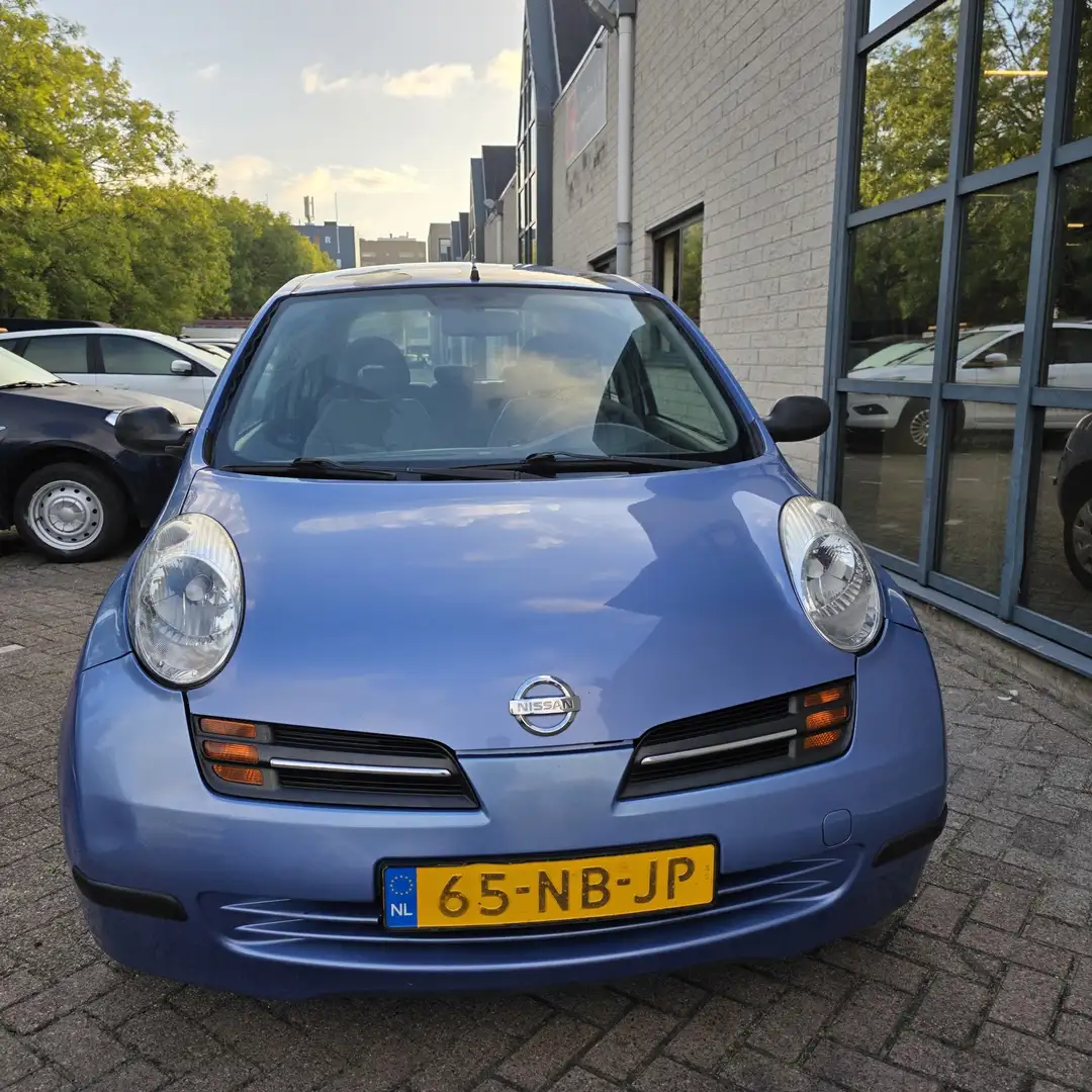 Nissan Micra 1.2 Visia AIRCO 3DRS NAP rijdt perfect Bleu - 2