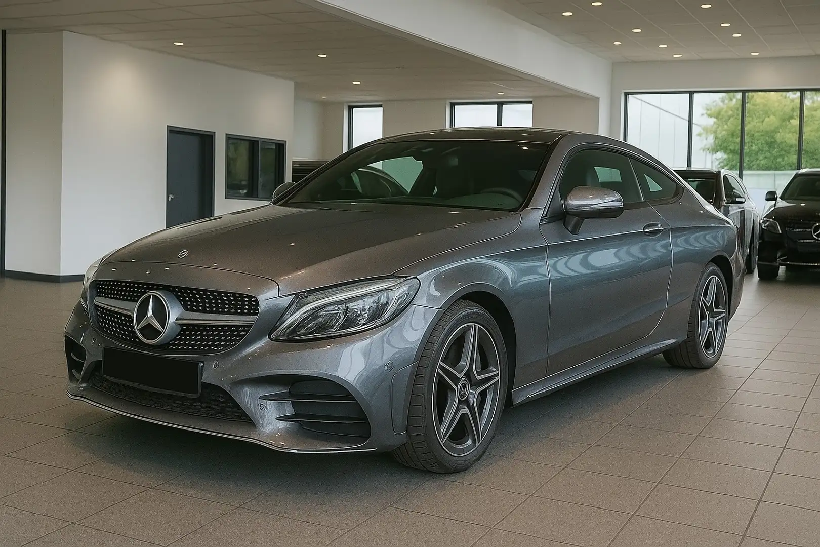 Mercedes-Benz C 220 d Cabrio 9G-TRONIC AMG Line mit Junge Sterne Garan Grey - 1