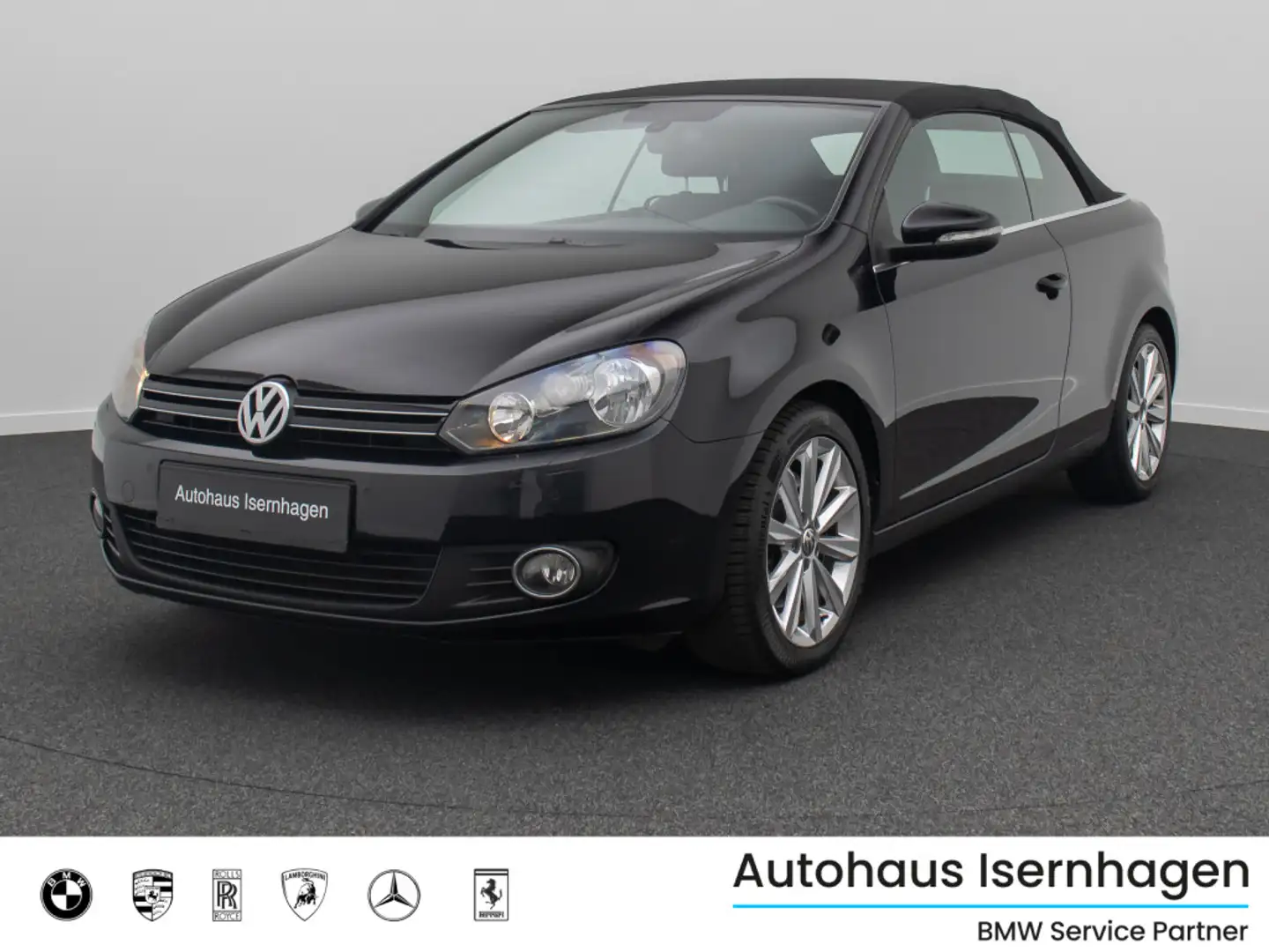Volkswagen Golf VI Cabriolet Basis PDC Navi Sitzhz Tempomat Чорний - 1