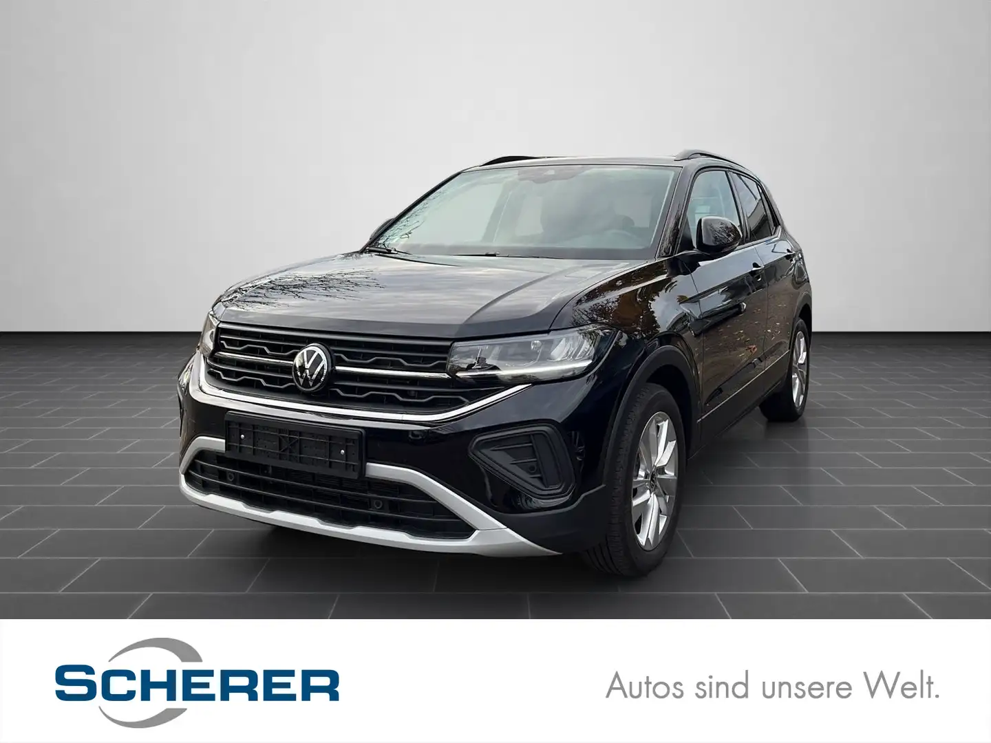 Volkswagen T-Cross 1.0 TSI DSG Life LED+ACC+Kamera+App+Clim Schwarz - 1