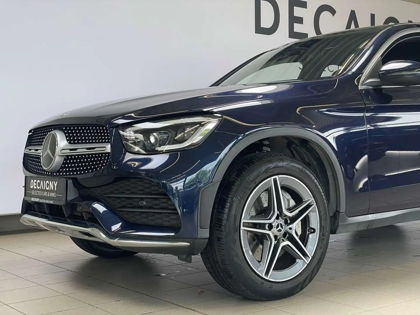 Mercedes-Benz GLC 300 de 4MATIC Coupé AMG-Line*Camera*App Connect Bleu - 2