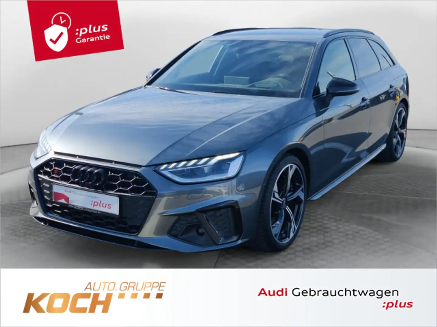 Audi S4 55 TDI q. Titpr., Matrix, B&O, HUD, ACC Grau - 1