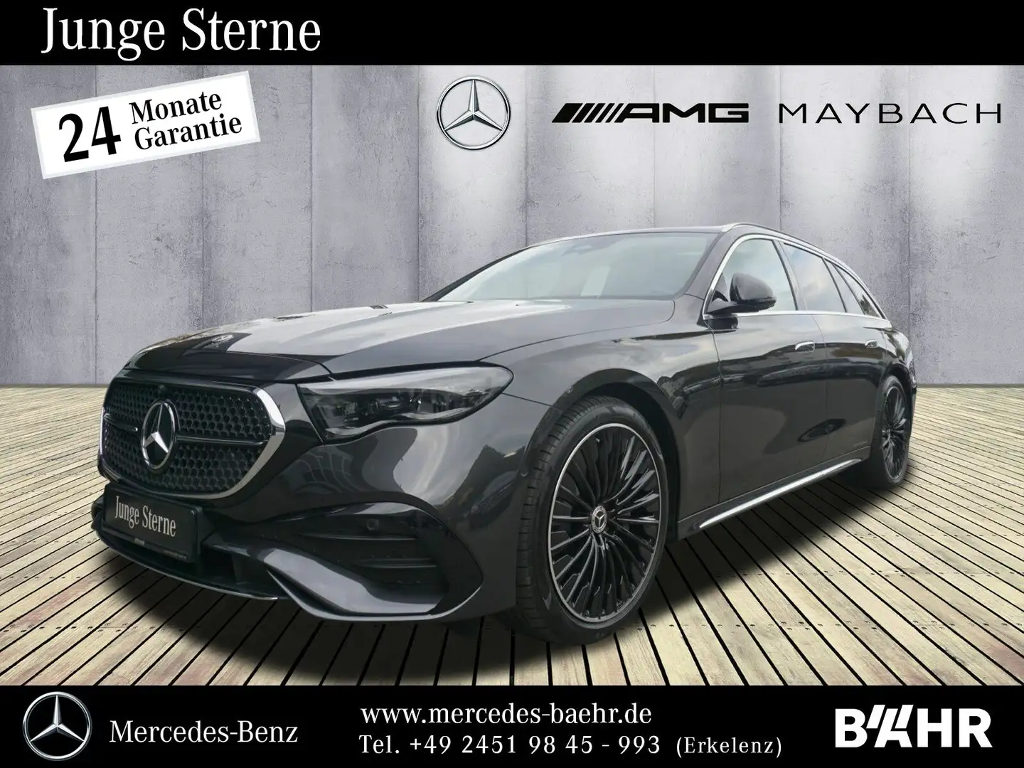 Mercedes-Benz E 220 E 220 d T AMG/MBUX/Digital-Light/AHK/Pano/LMR20" Gris - 1