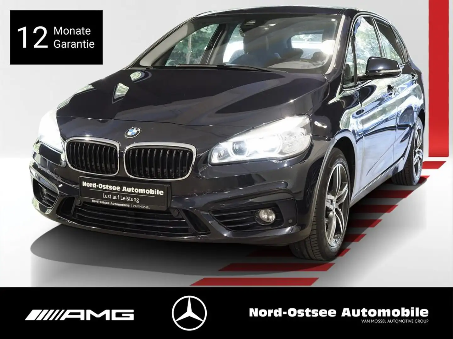 BMW 220 i ACTIVE TOURER SPORT LINE KAMERA PANO LED Blau - 1