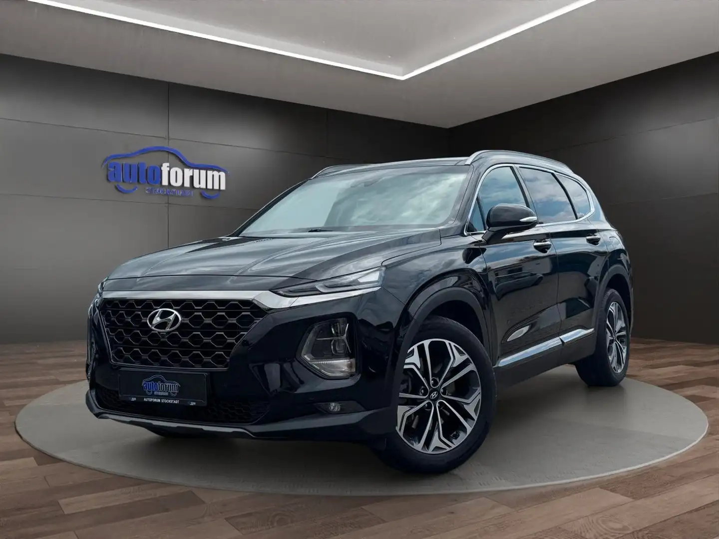 Hyundai SANTA FE Premium 4WD ACC°PANO°KAMERA°MEMORY°LED Чорний - 1