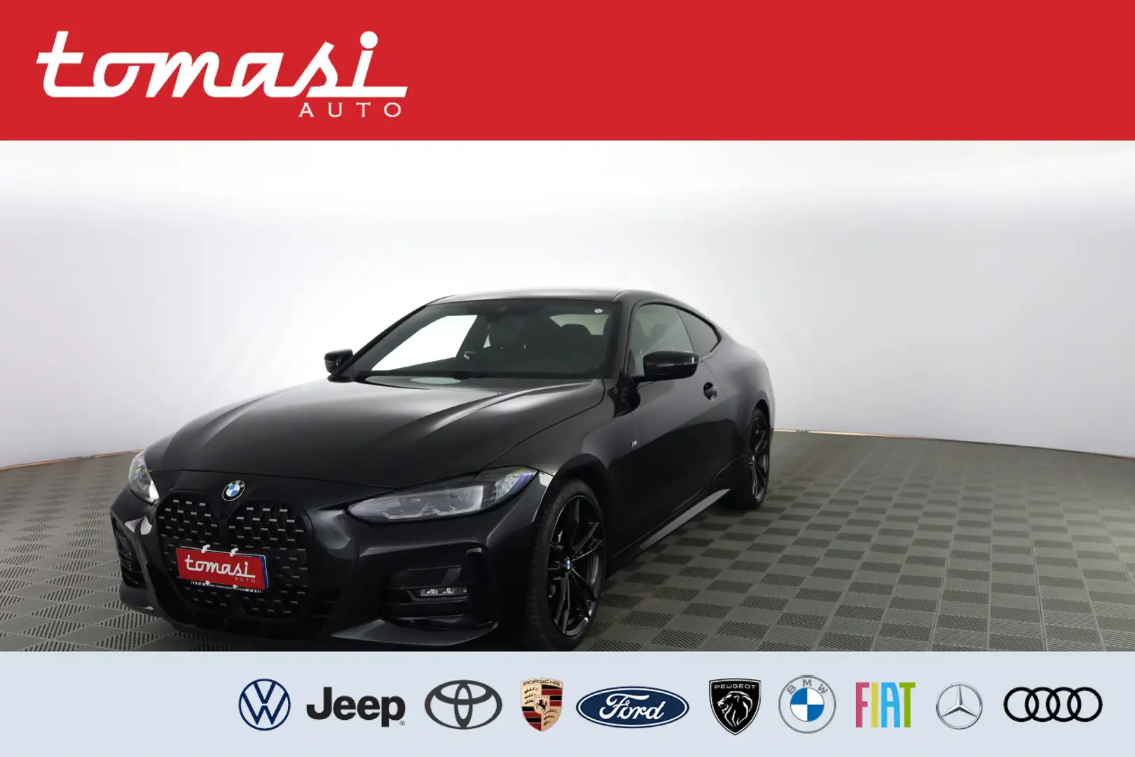 BMW 420 420d 48V xDrive Coupé Msport Schwarz - 1