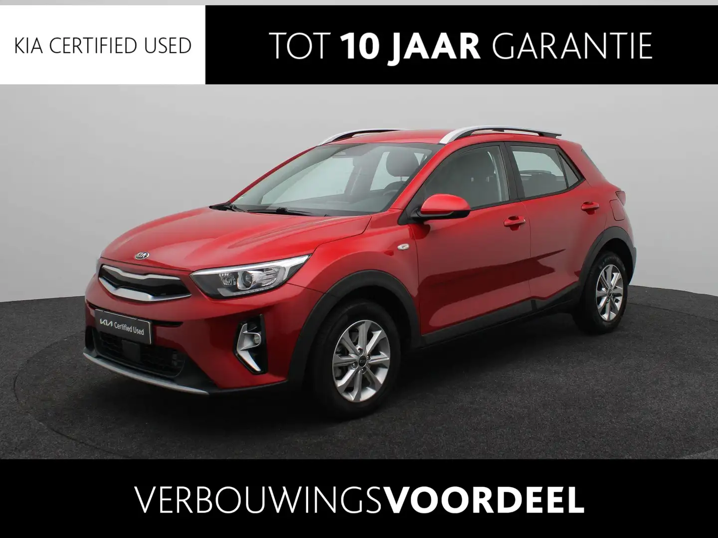 Kia Stonic 1.0 T-GDi MHEV DynamicLine | Navigatie | Climate C Rood - 1