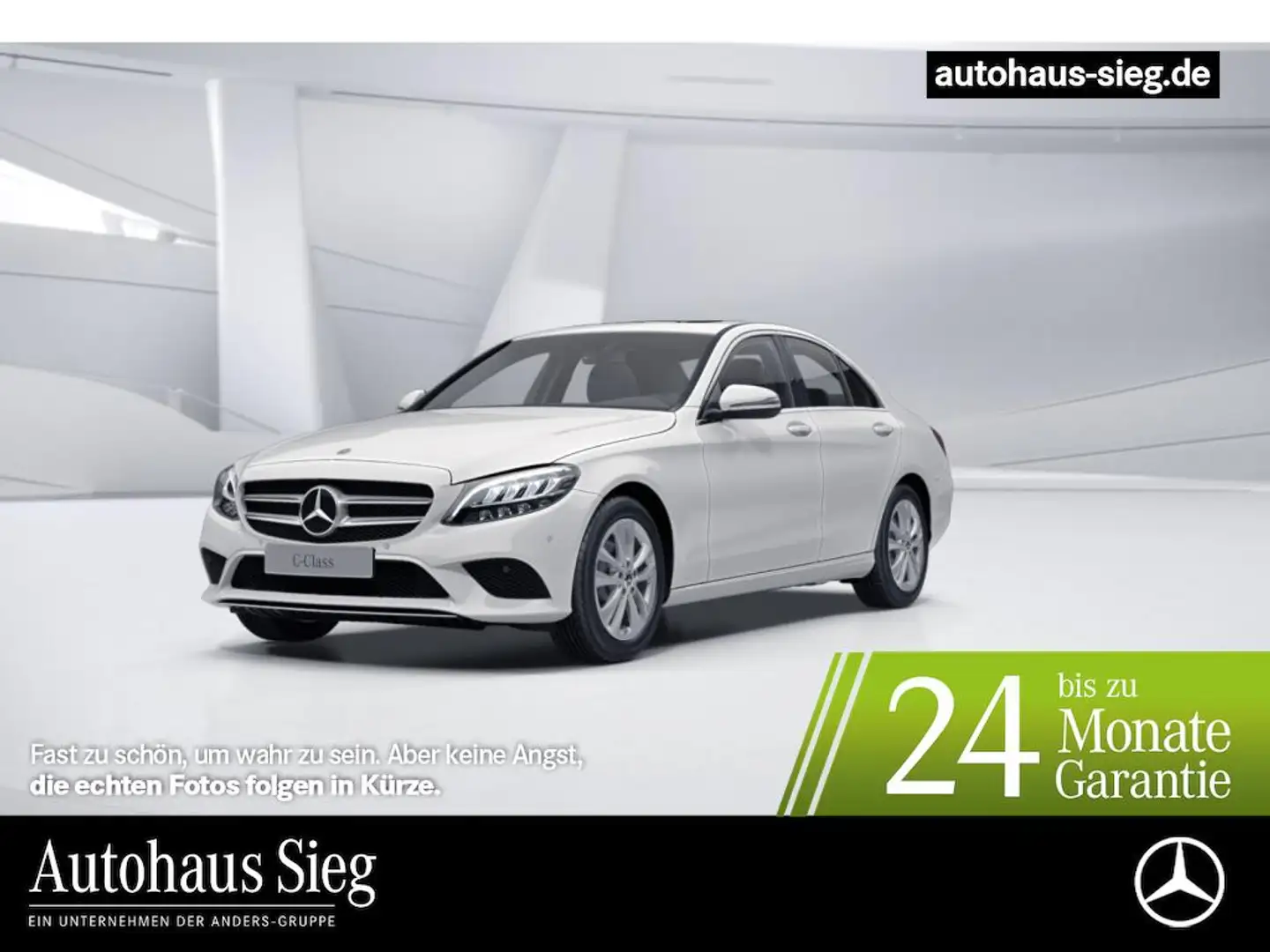 Mercedes-Benz C 180 Avantgarde+Navi+SHZ+LED+PDC+Kamera+Apple Weiß - 1