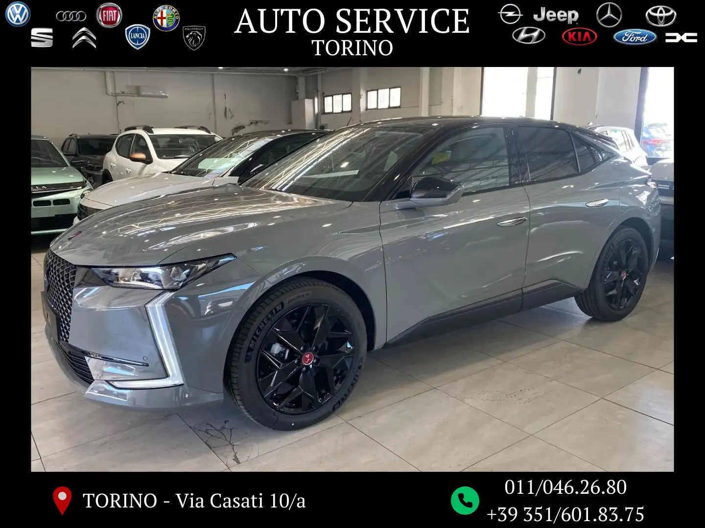 DS Automobiles DS 4 1.2 puretech Performance Line 130cv auto KM0 Grigio - 1