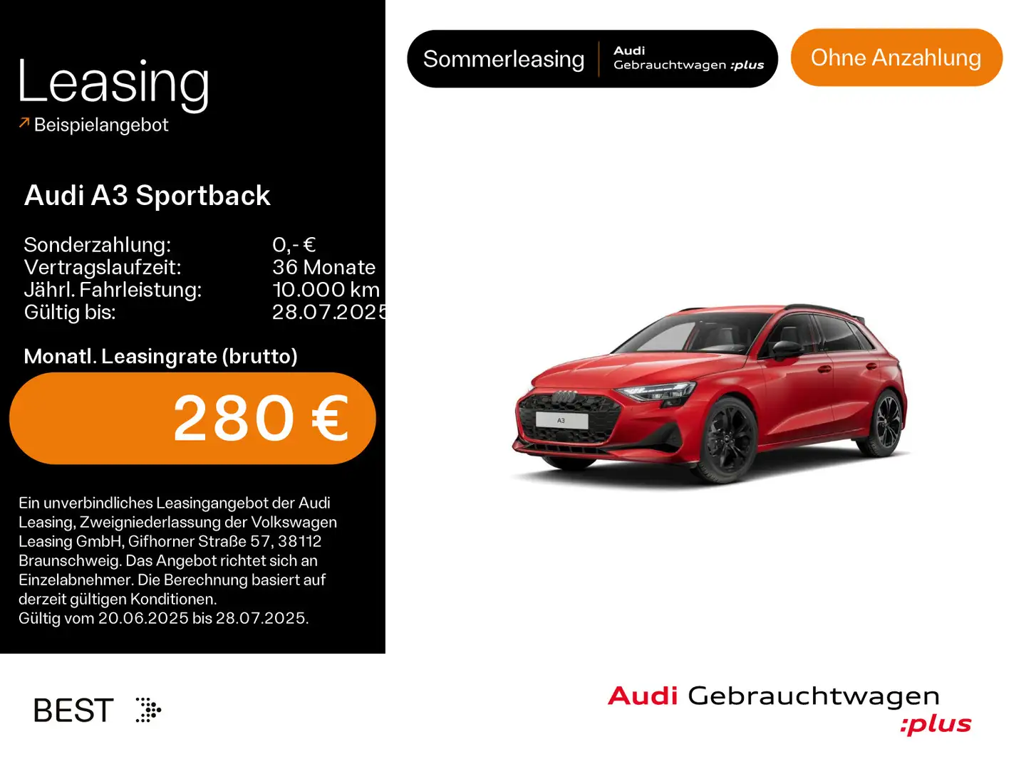Audi A3 35 TFSI S-LINE*NAVI-PLUS*KAMERA*LED Rot - 1