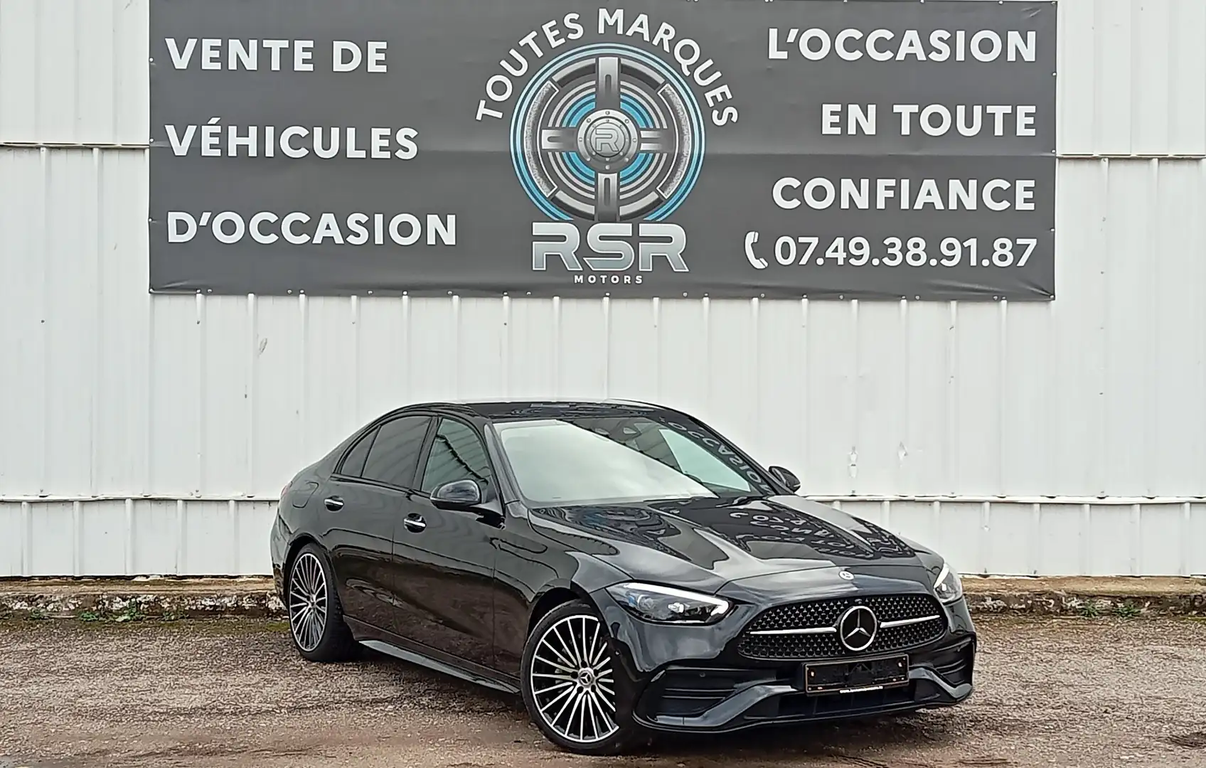 Mercedes-Benz C 220 220 d 9G-Tronic AMG Line Noir - 1
