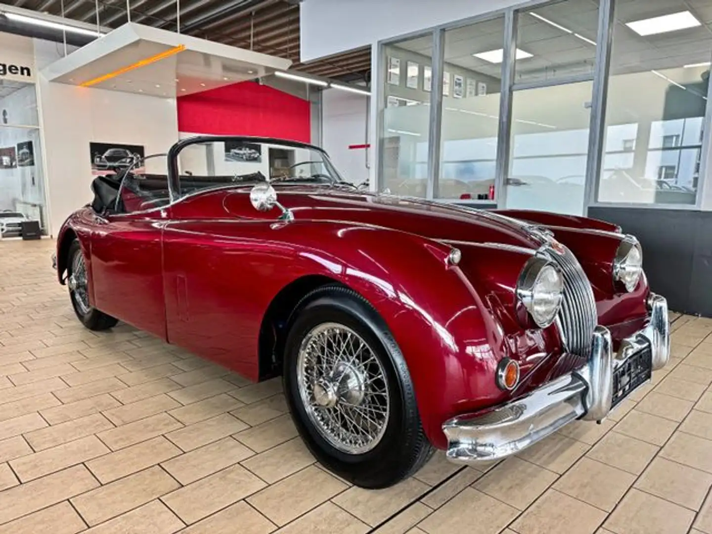 Jaguar XK 150 3.4 CABRIO *III.HAND+LEDER+TÜV-NEU* Rojo - 1
