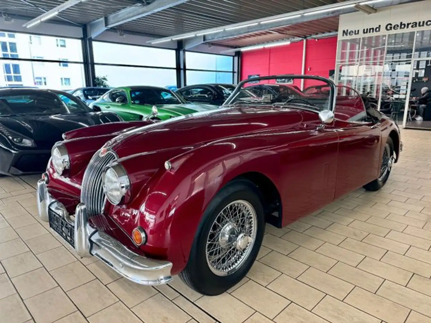 Jaguar XK 150 3.4 CABRIO *III.HAND+LEDER+TÜV-NEU* Rojo - 2