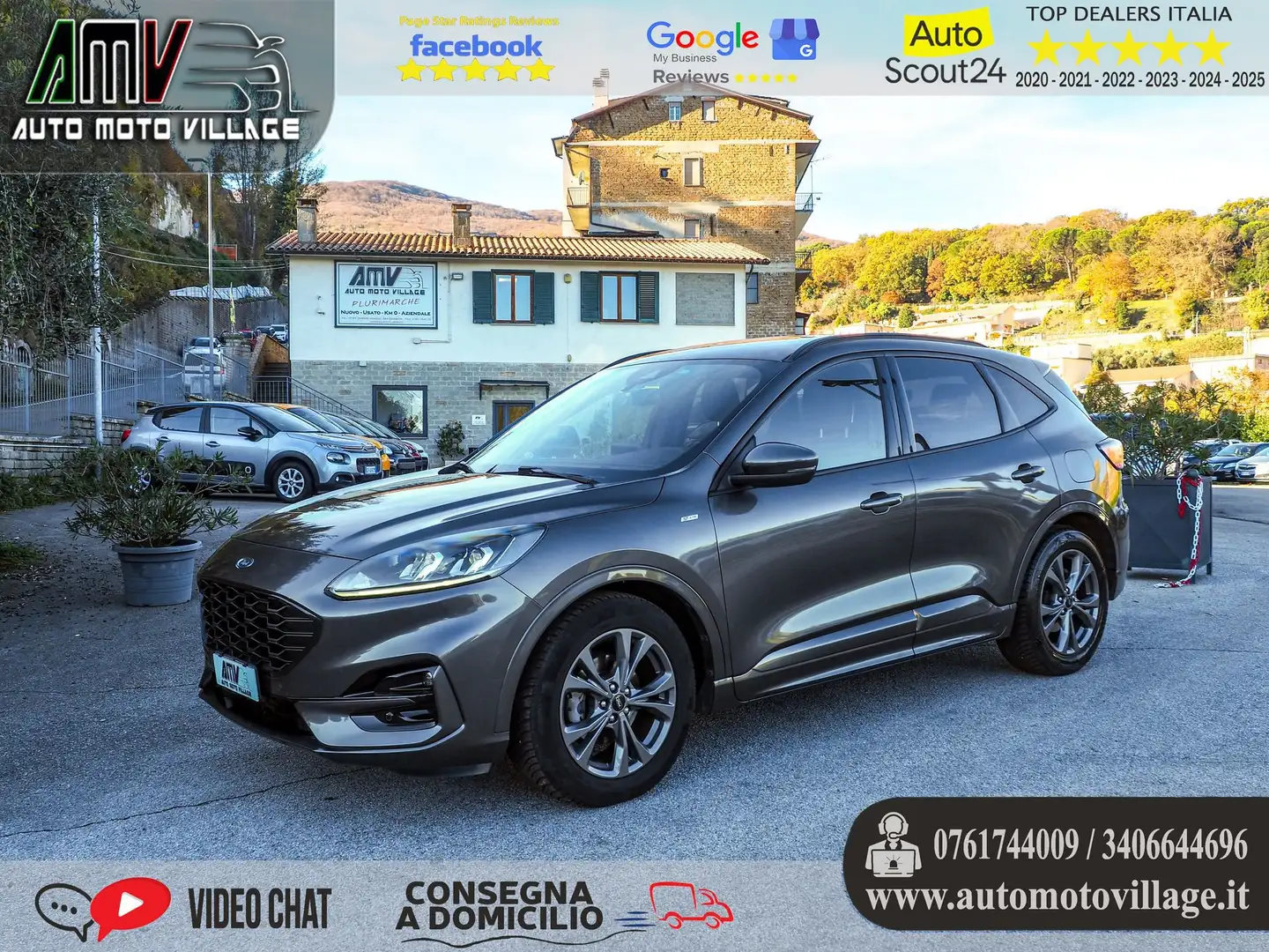 Ford Kuga 1.5 EcoBlue 120 CV 2WD ST-Line Gris - 1