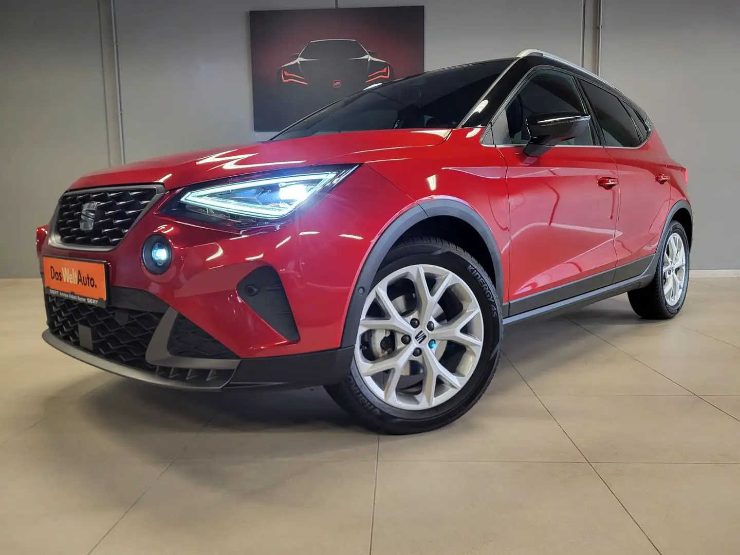 SEAT Arona "FR" 1.5 TSI DSG *GJR*Navig.*SHZ*Kamera* Rot - 2