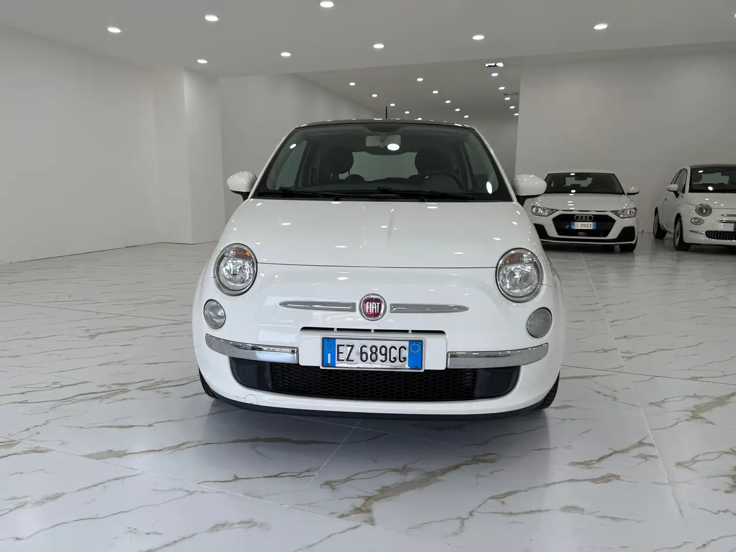 Fiat 500 500 1.2 Lounge 69cv my14 Bianco - 1