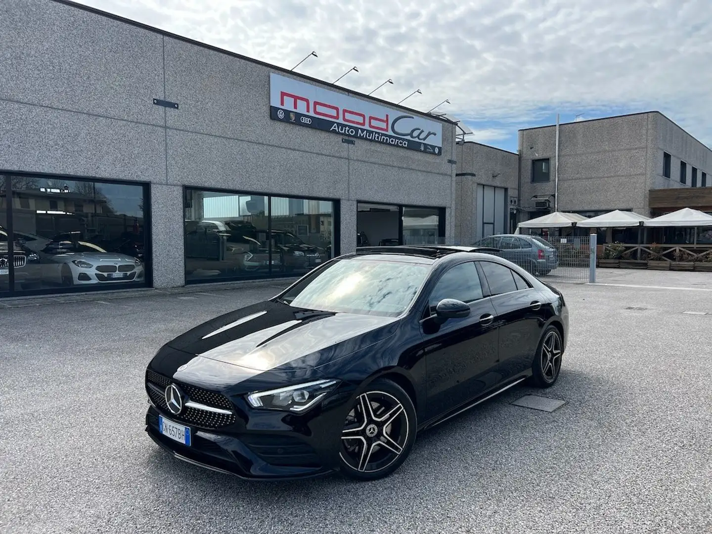 Mercedes-Benz CLA 200 2.0 d 150 CV Premium auto TETTO GAR. MERCEDES Nero - 1