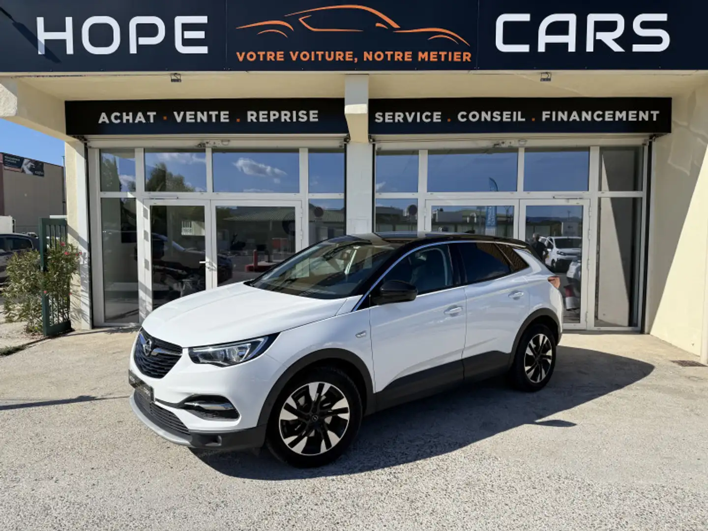 Opel Grandland X 1.2 TURBO 130CH OPEL 2020 BVA8 Blanco - 1