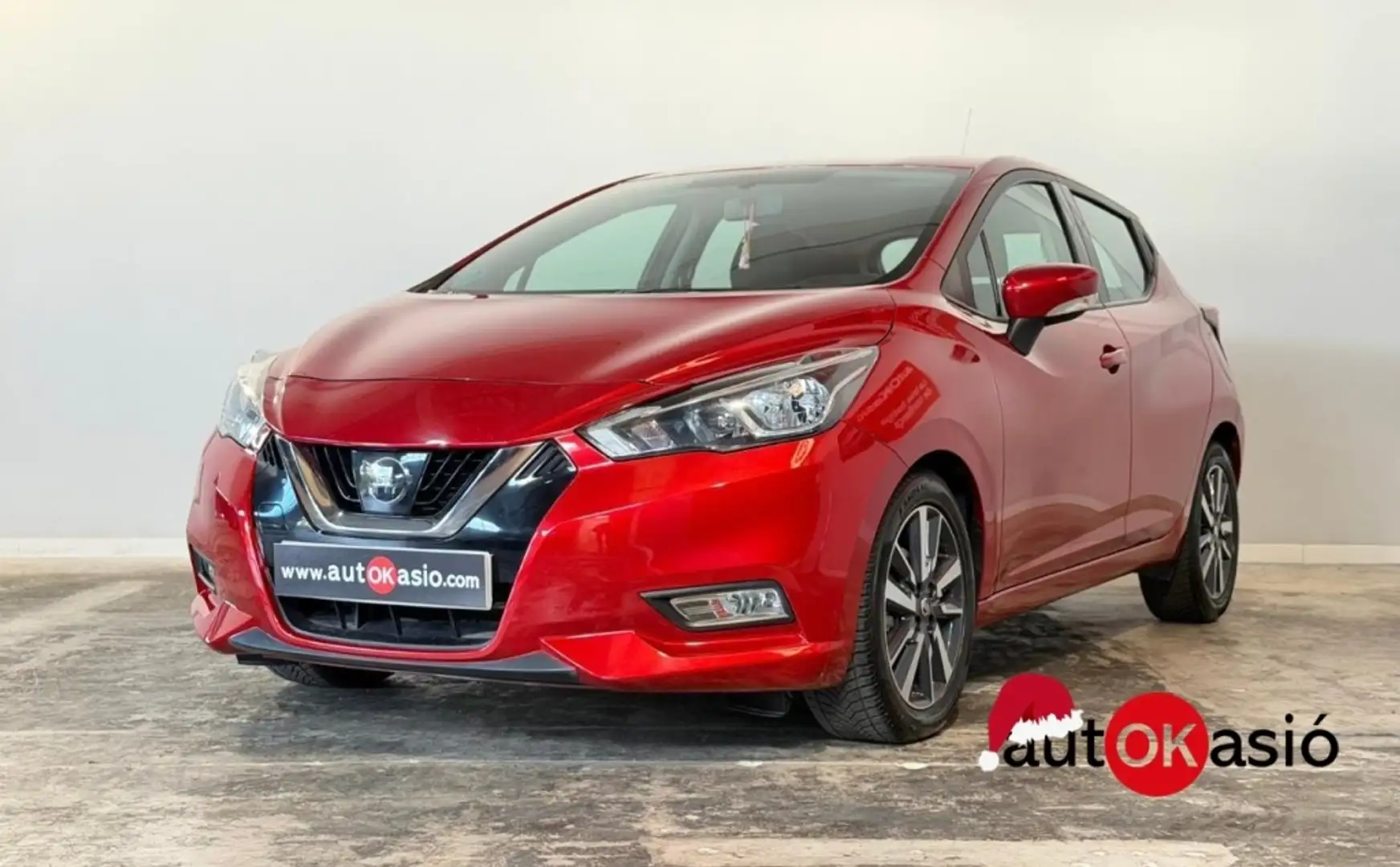 Nissan Micra IG-T Tekna 100 Rood - 1