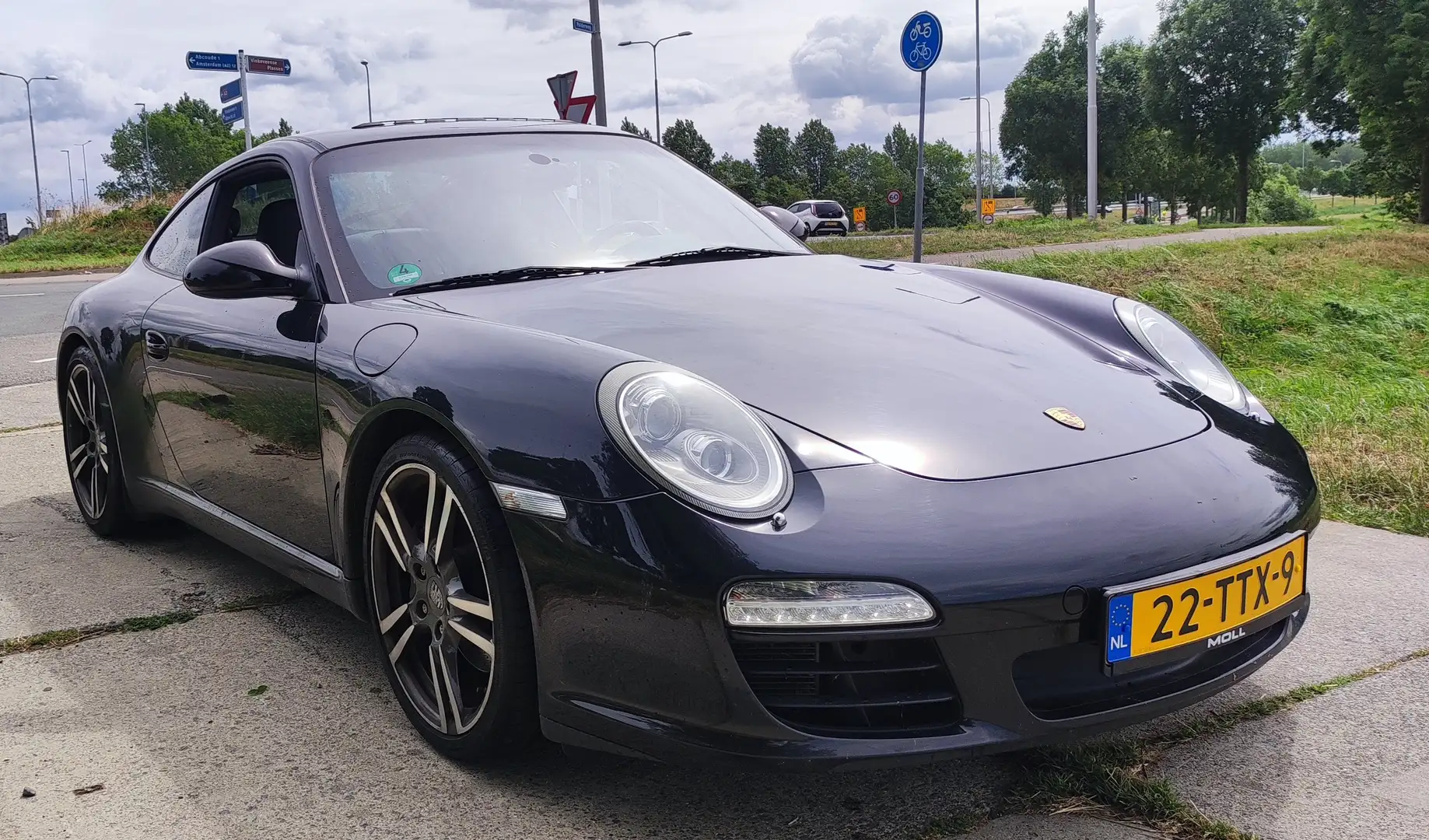 Porsche 911 997.2 3.6 Carrera Zwart - 1