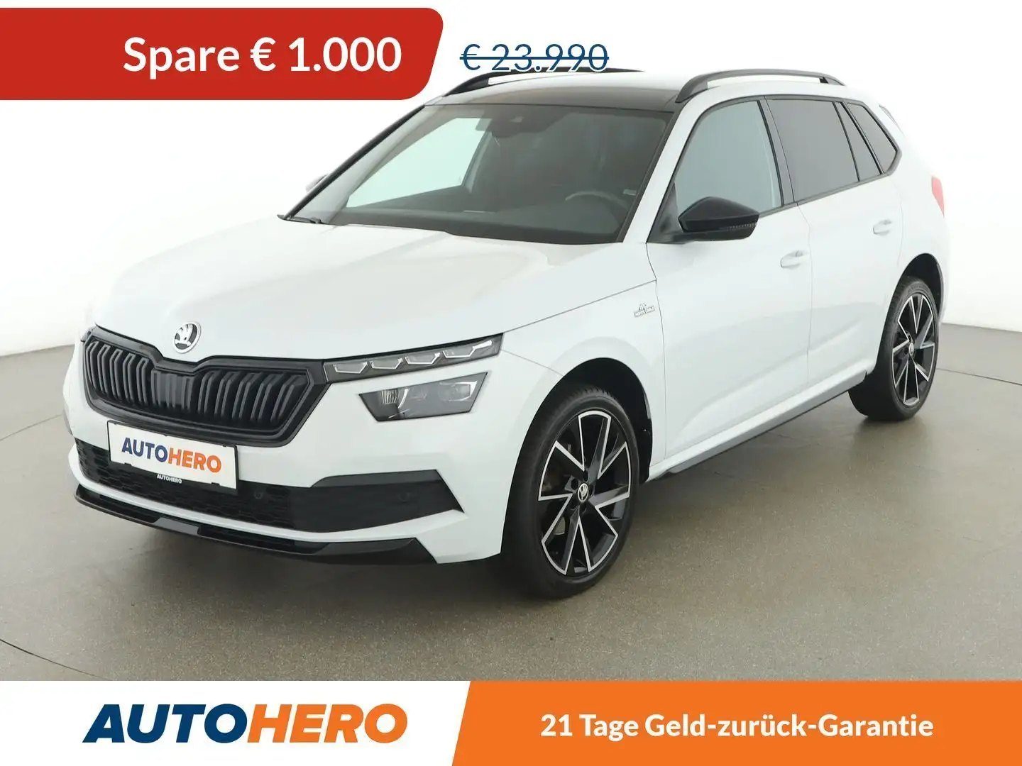 Skoda Kamiq 1.0 TSI Monte Carlo Weiß - 1