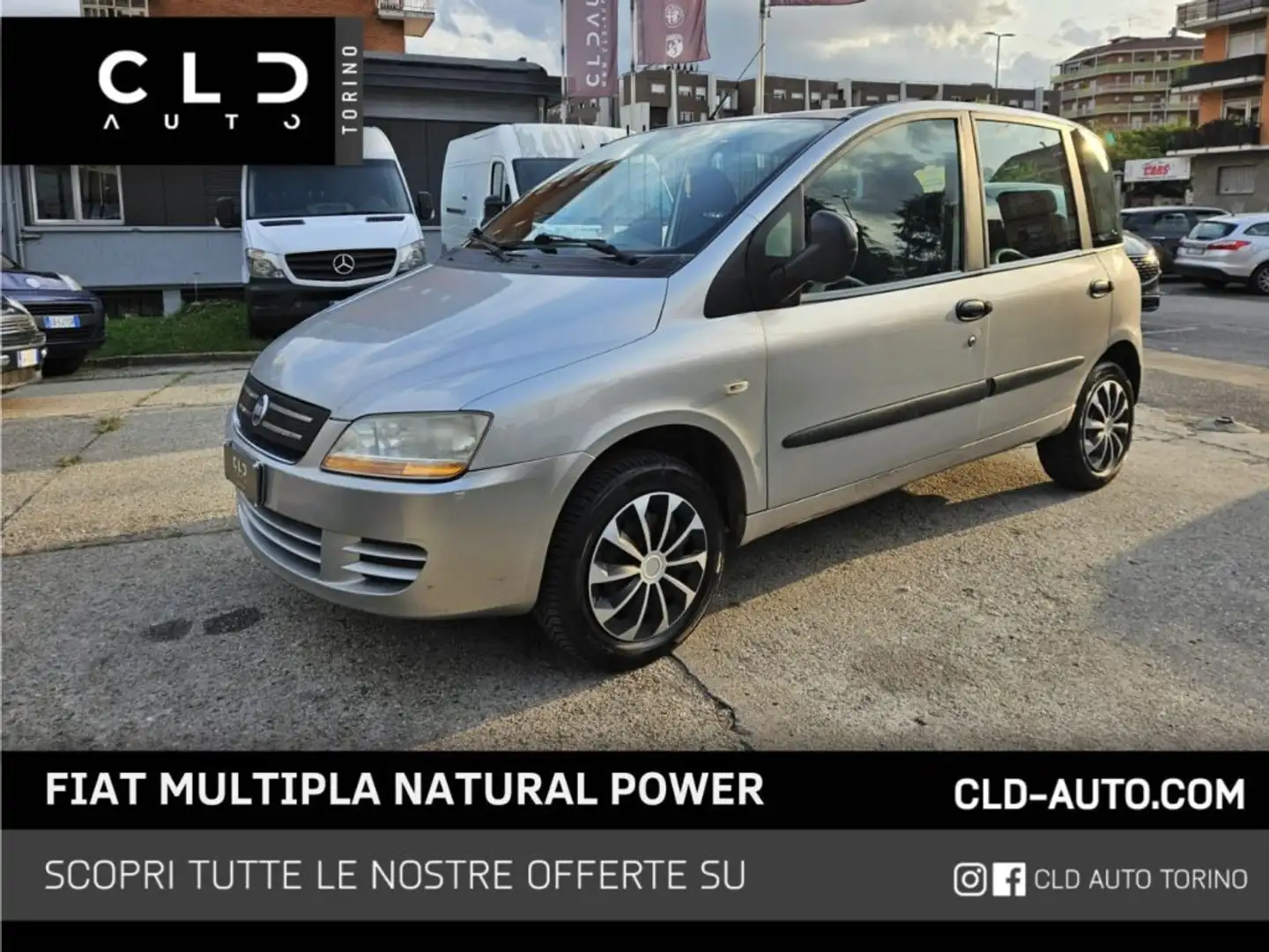 Fiat Multipla 1.6 16V Natural Power Grigio - 1