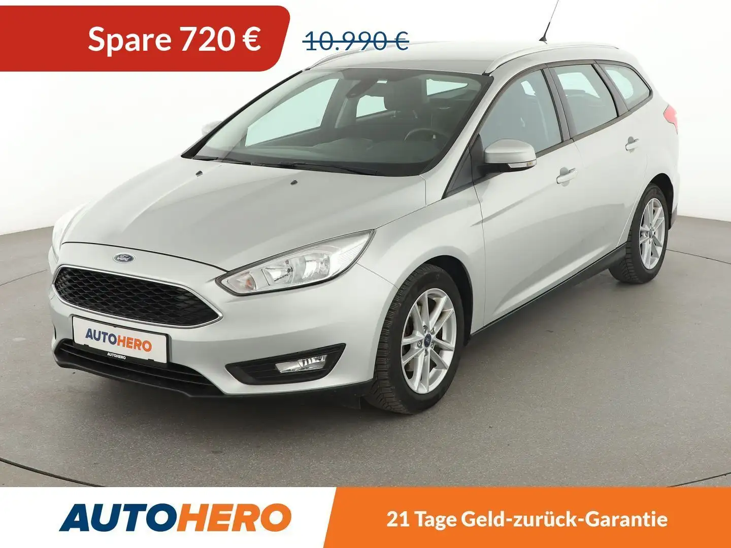Ford Focus 1.0 EcoBoost Business*TEMPO*CD-PLAYER*KLIMA* Silber - 1