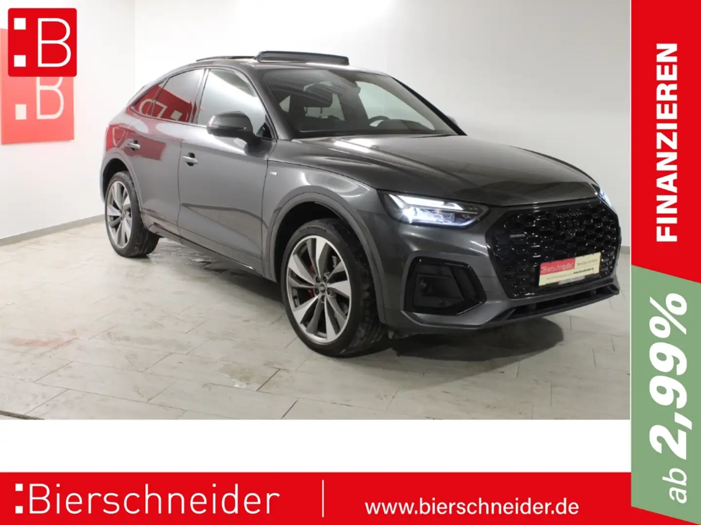 Audi Q5 Sportback 45 TFSI quattro 2x S-Line  Black 21 PANO Gris - 1
