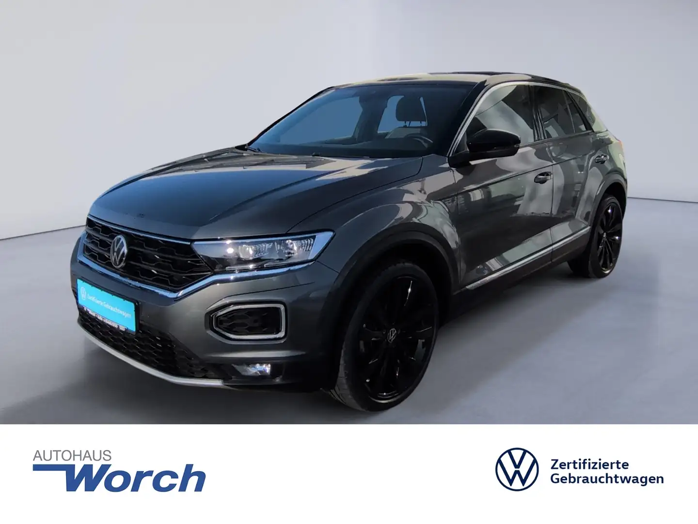 Volkswagen T-Roc 1.5 TSI DSG Sport NAVI+19"+SHZ+LED Grau - 1