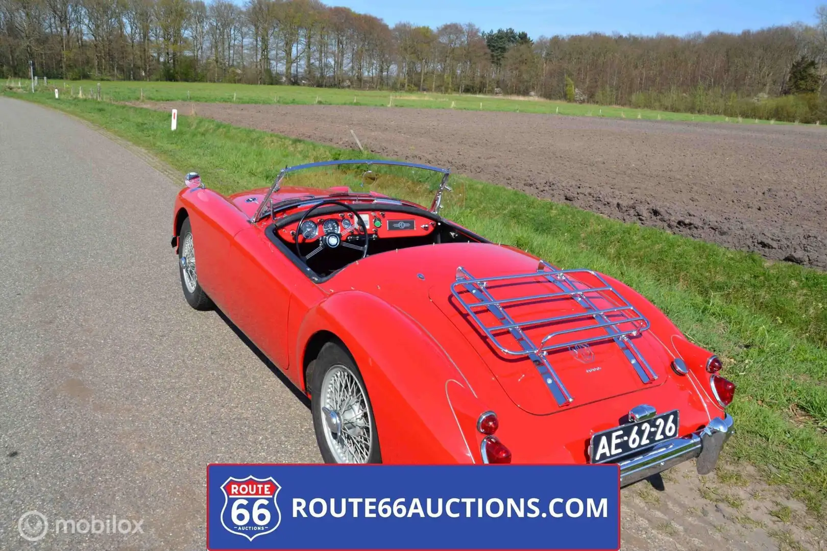 MG MGA 1600 Cabriolet | Route 66 Auctions Rojo - 2